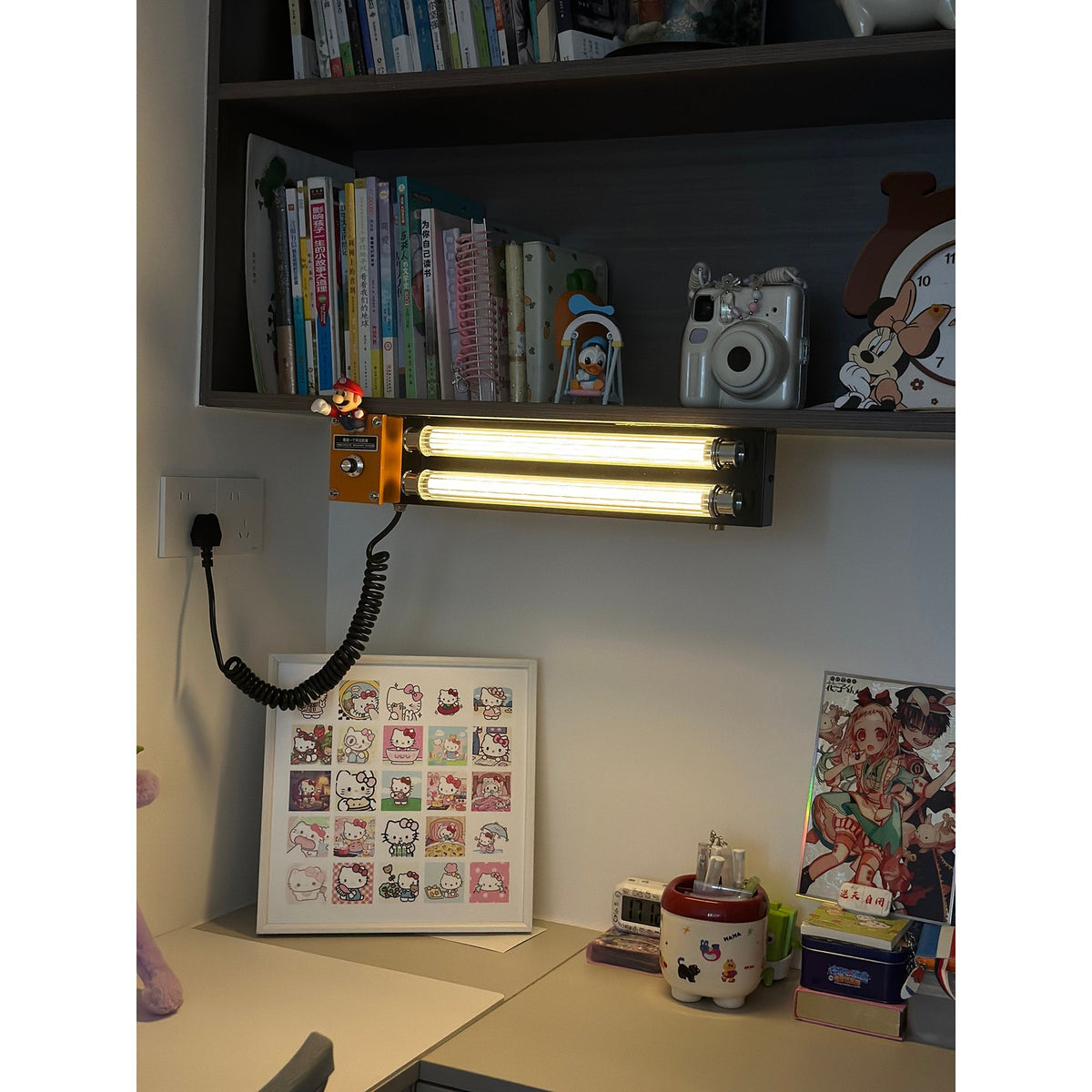 Cutshall wandlamp met stekker