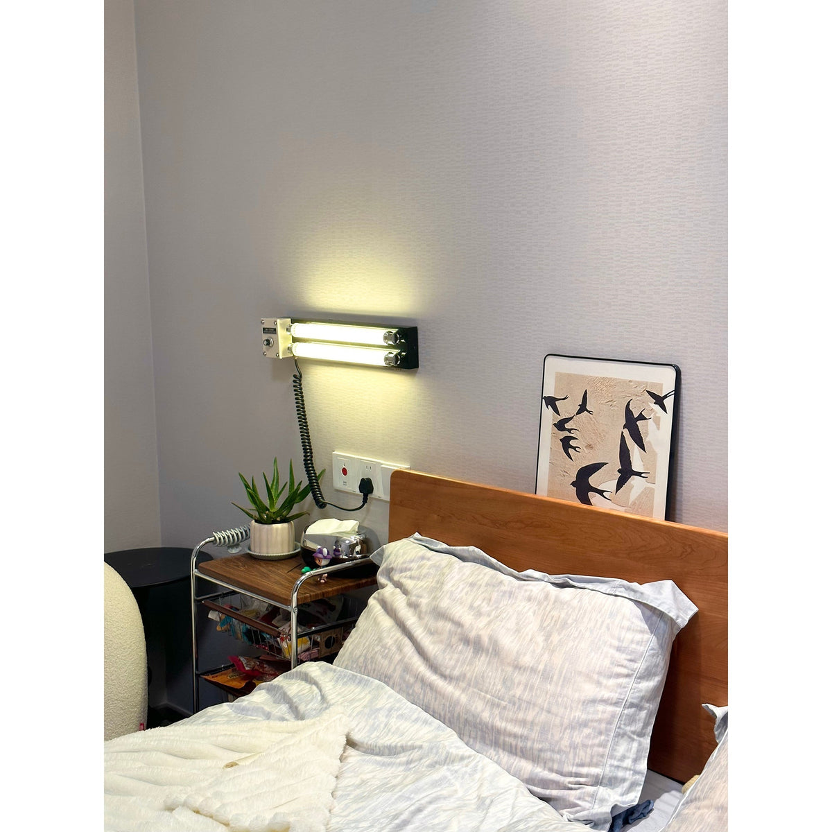 Cutshall wandlamp met stekker