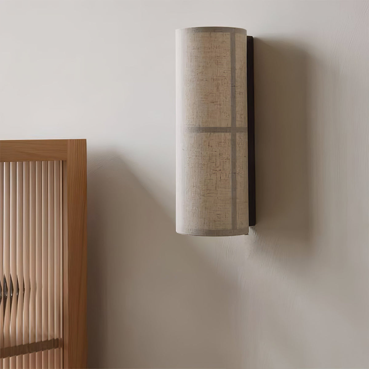 Mirinella wandlamp Cilinder Stoffen Kap Zachte Gloed