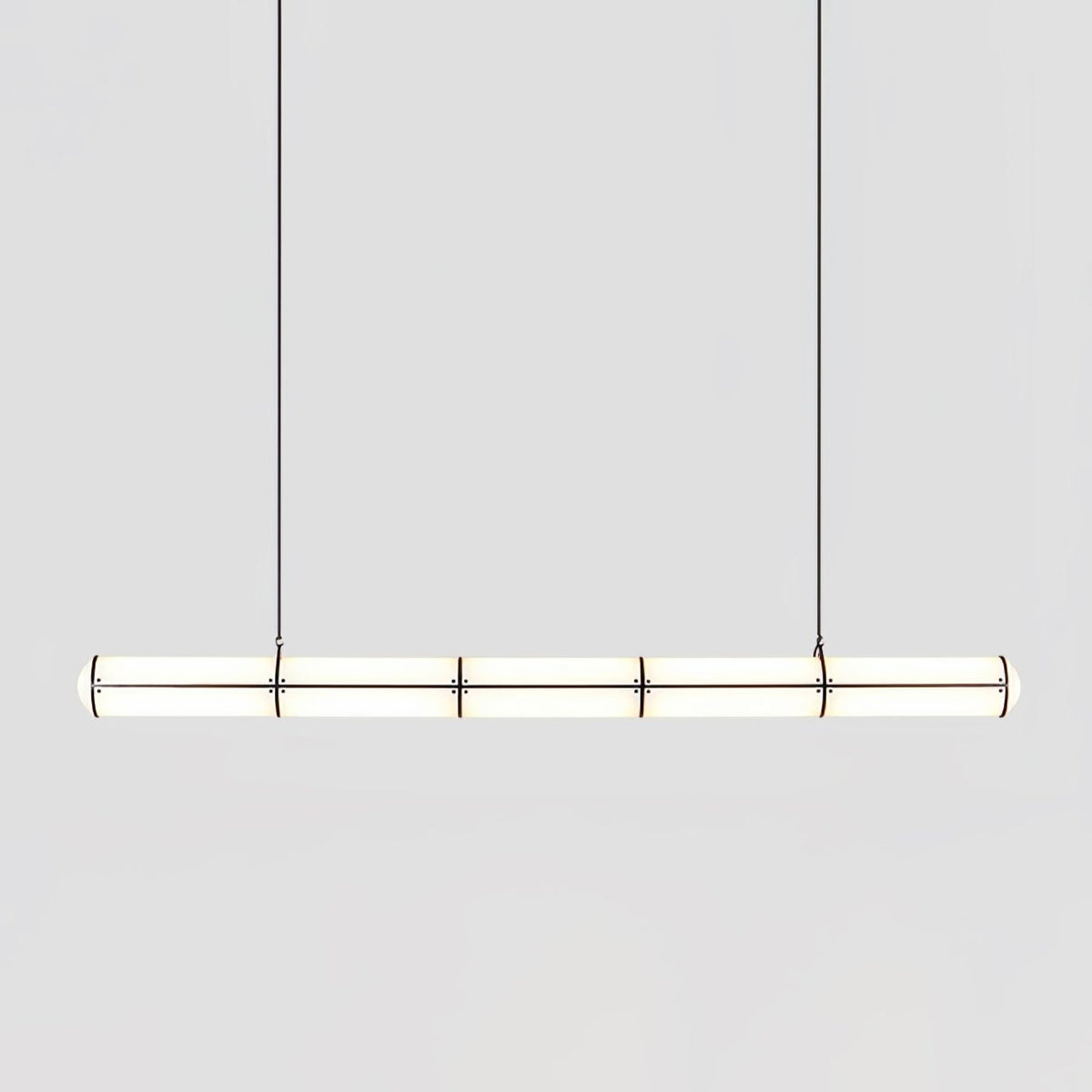 Rivenette hanglamp cilindrisch eindeloos voor eetkamer