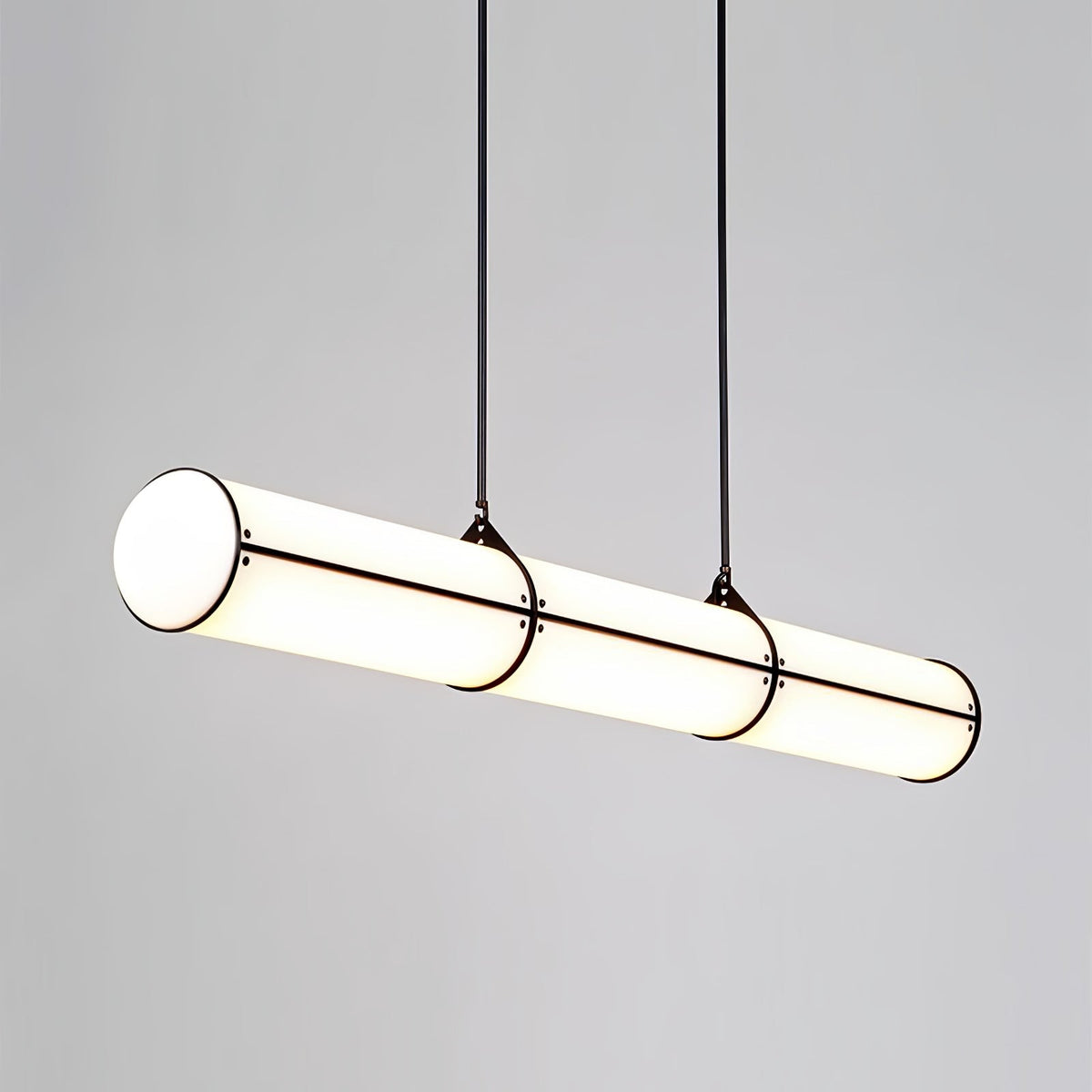Rivenette hanglamp cilindrisch eindeloos voor eetkamer