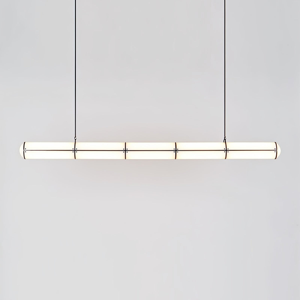 Rivenette hanglamp cilindrisch eindeloos voor eetkamer
