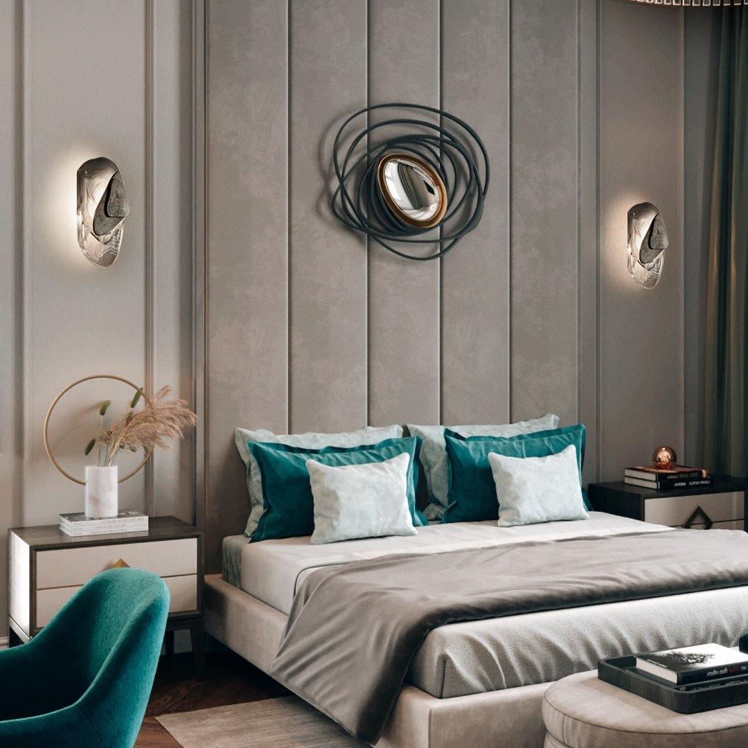 Gana Premium Noordse kunst glas wandlamp