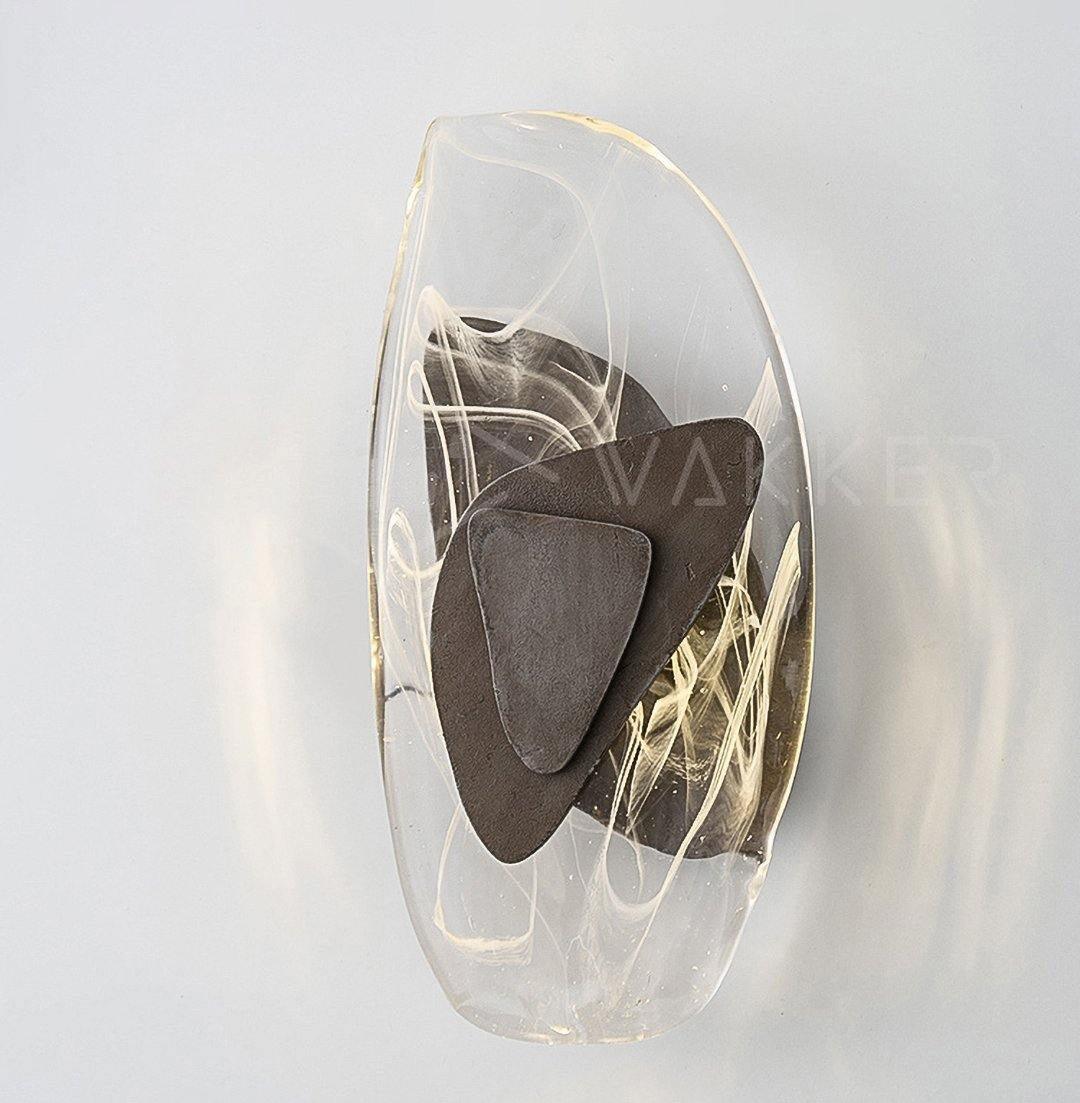 Gana Premium Noordse kunst glas wandlamp