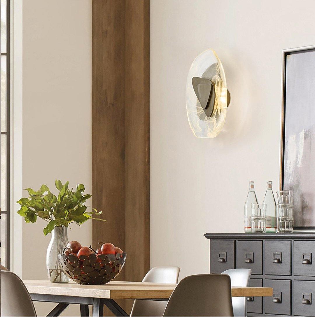 Gana Premium Noordse kunst glas wandlamp