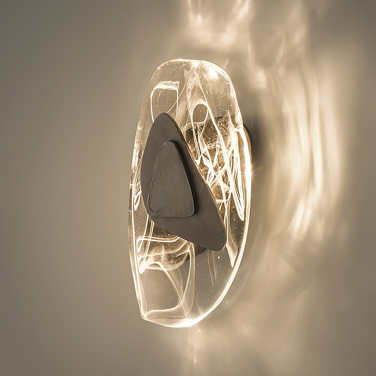 Gana Premium Noordse kunst glas wandlamp