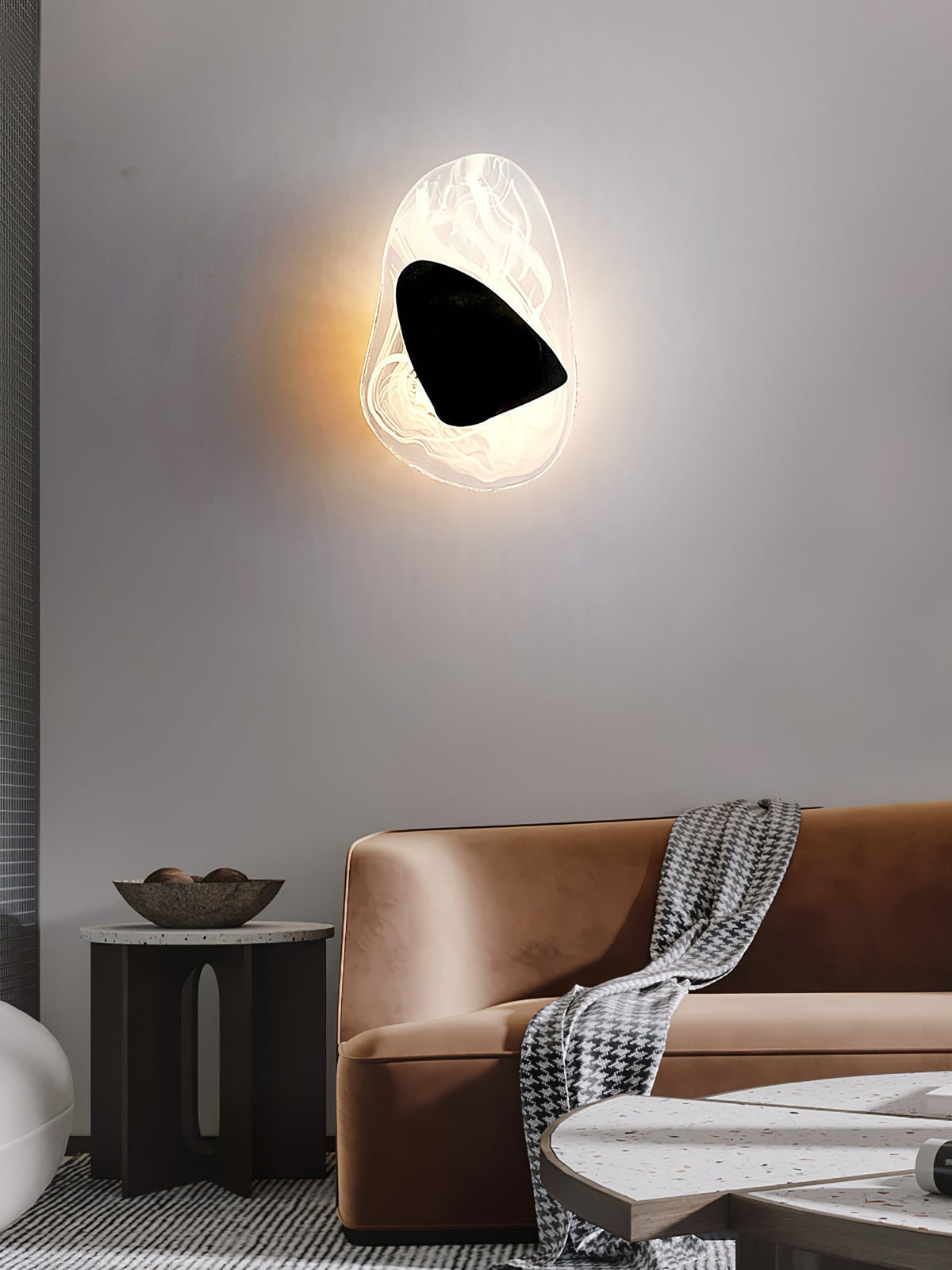 Gana Premium Noordse kunst glas wandlamp