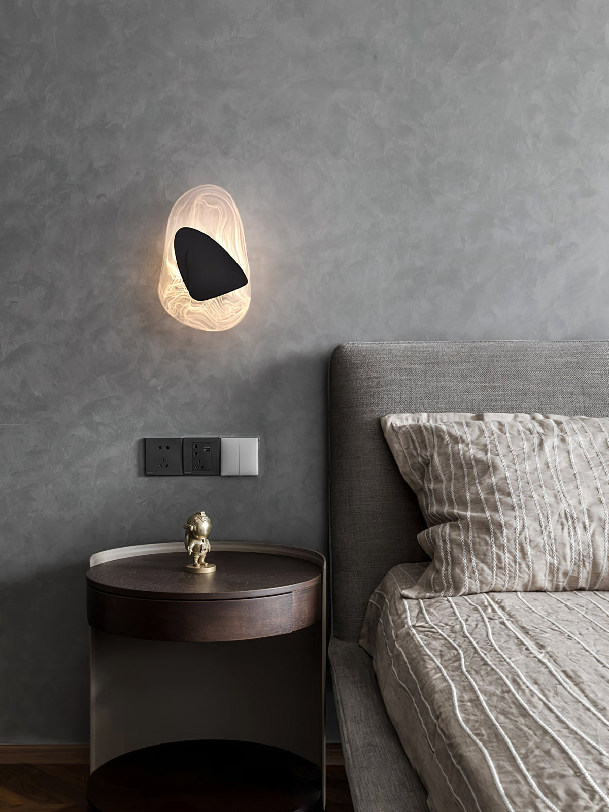 Gana Premium Noordse kunst glas wandlamp
