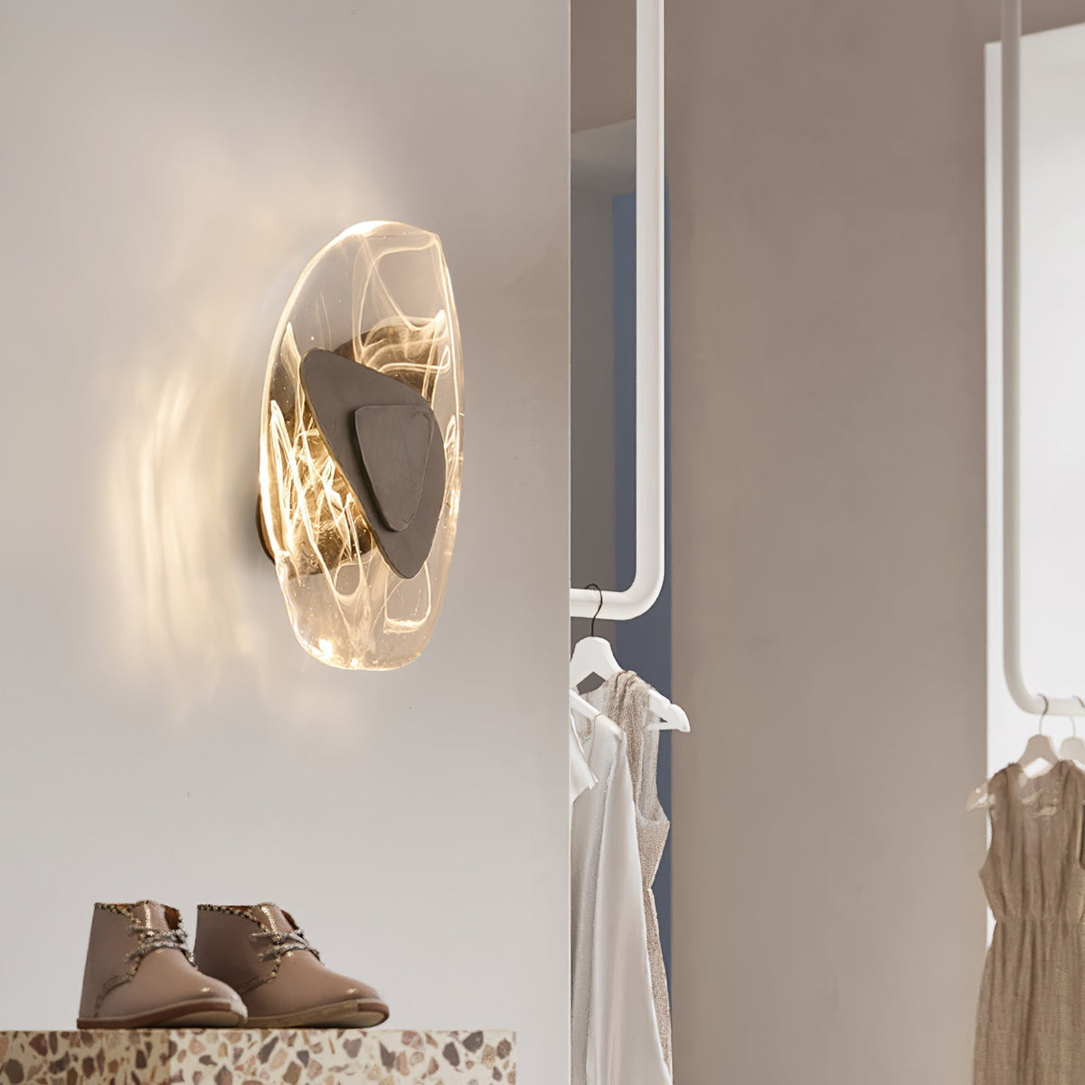 Gana Premium Noordse kunst glas wandlamp