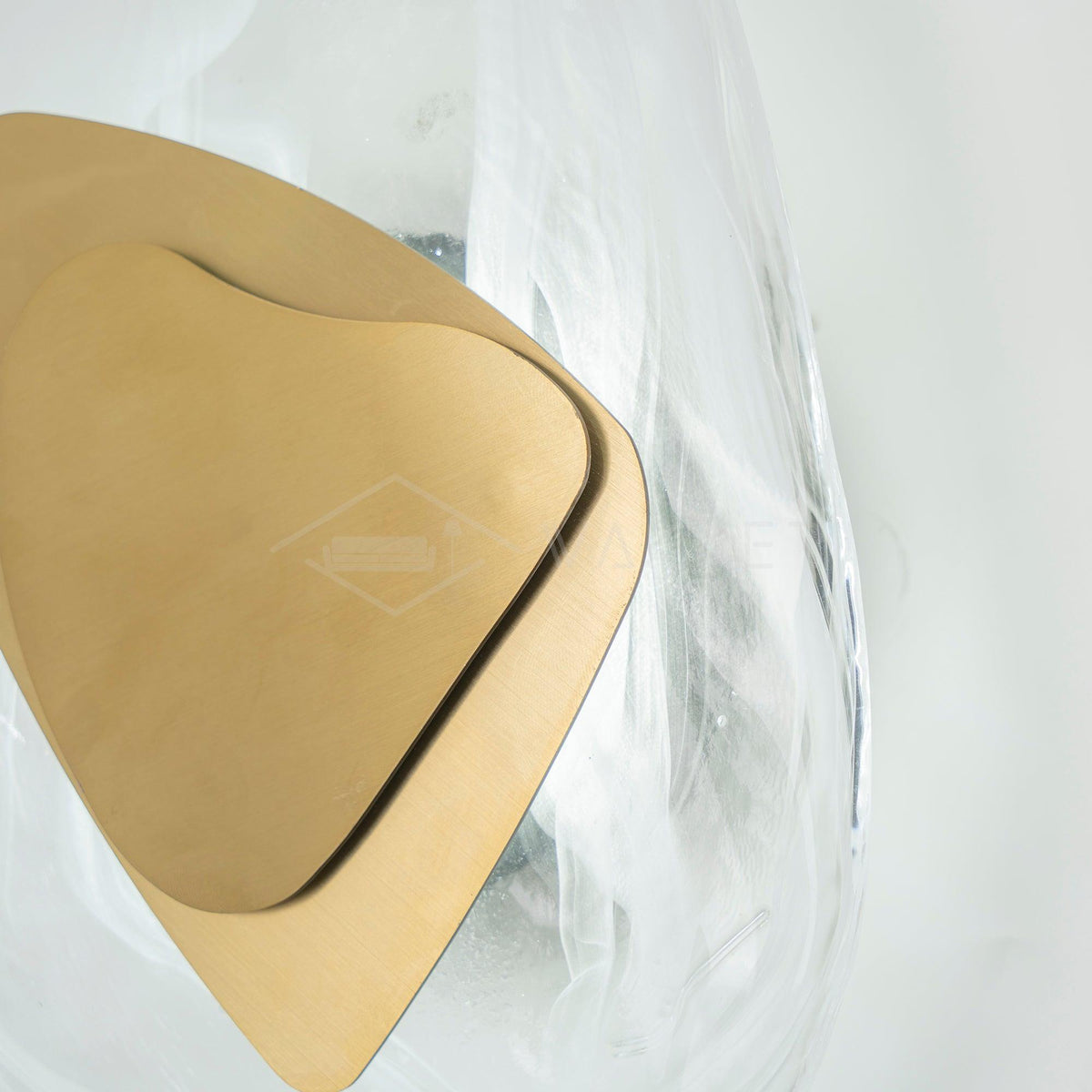 Gana Premium Noordse kunst glas wandlamp