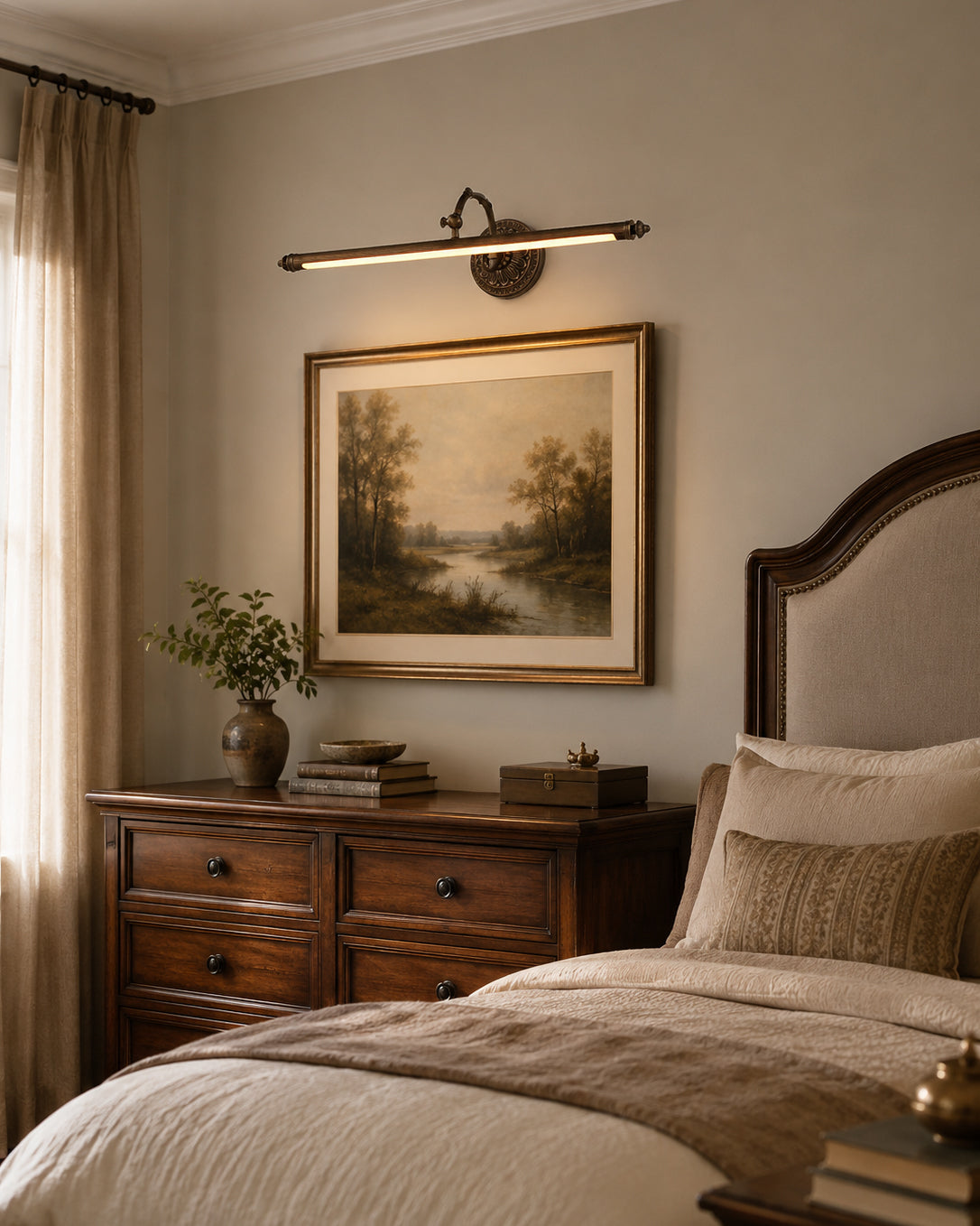 Oriinora wandlamp van Oud messing