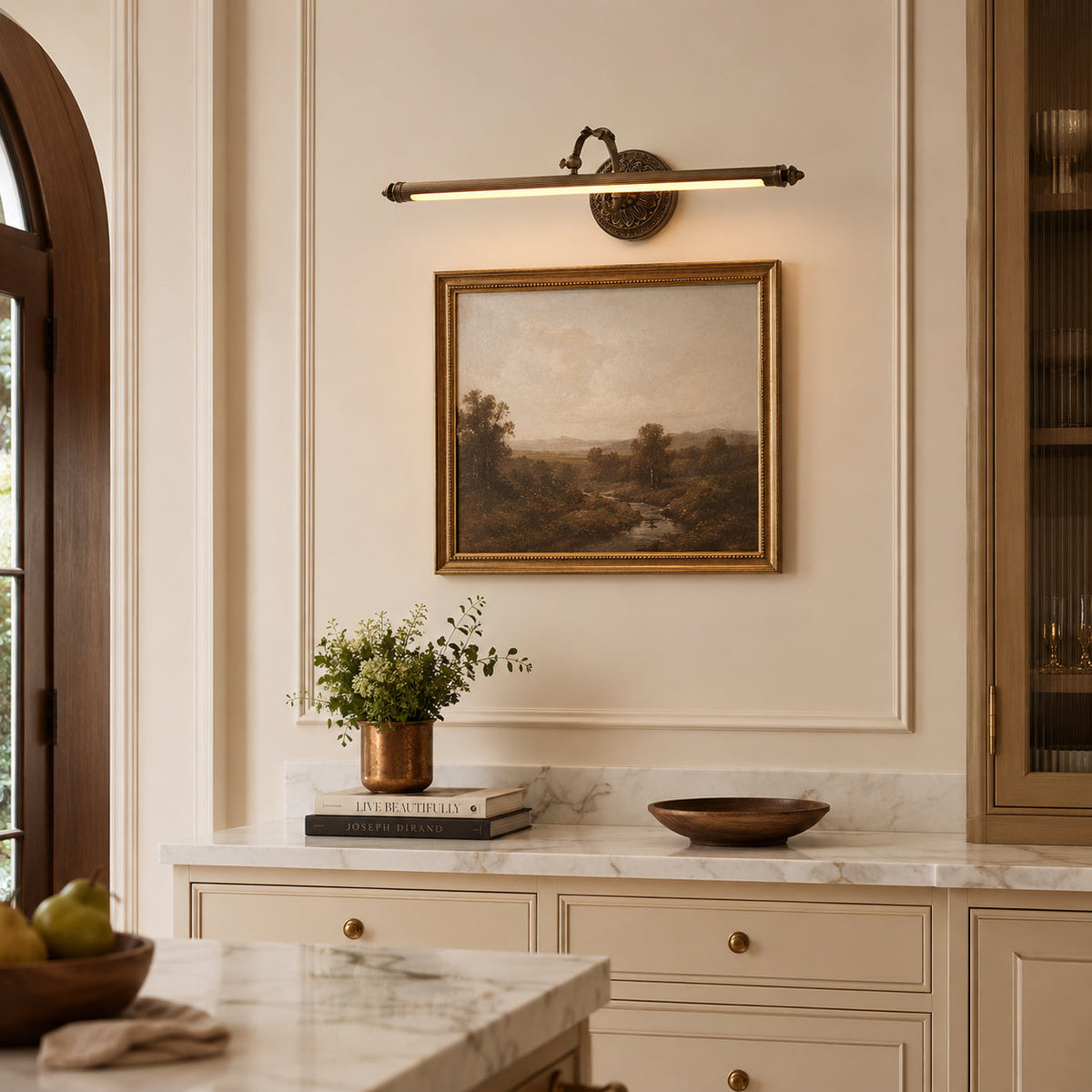 Oriinora wandlamp van Oud messing