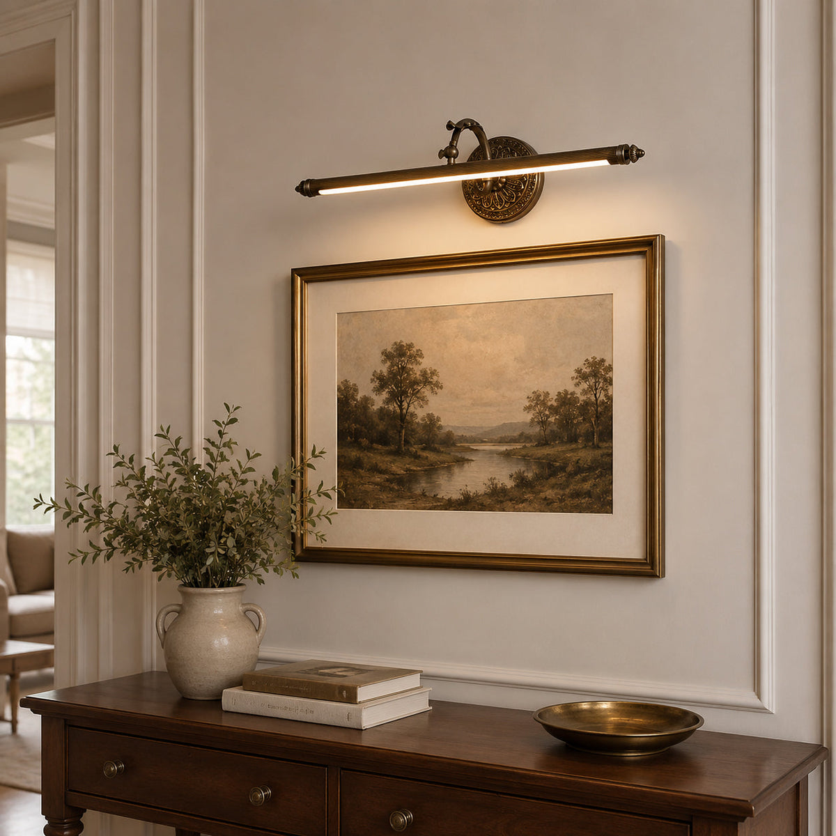 Oriinora wandlamp van Oud messing