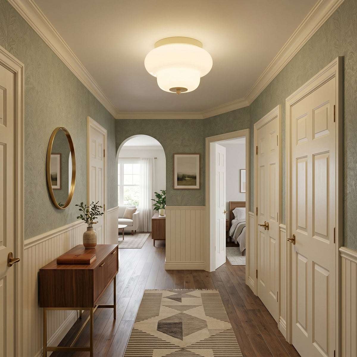 Pearl Vlakke plafondlamp