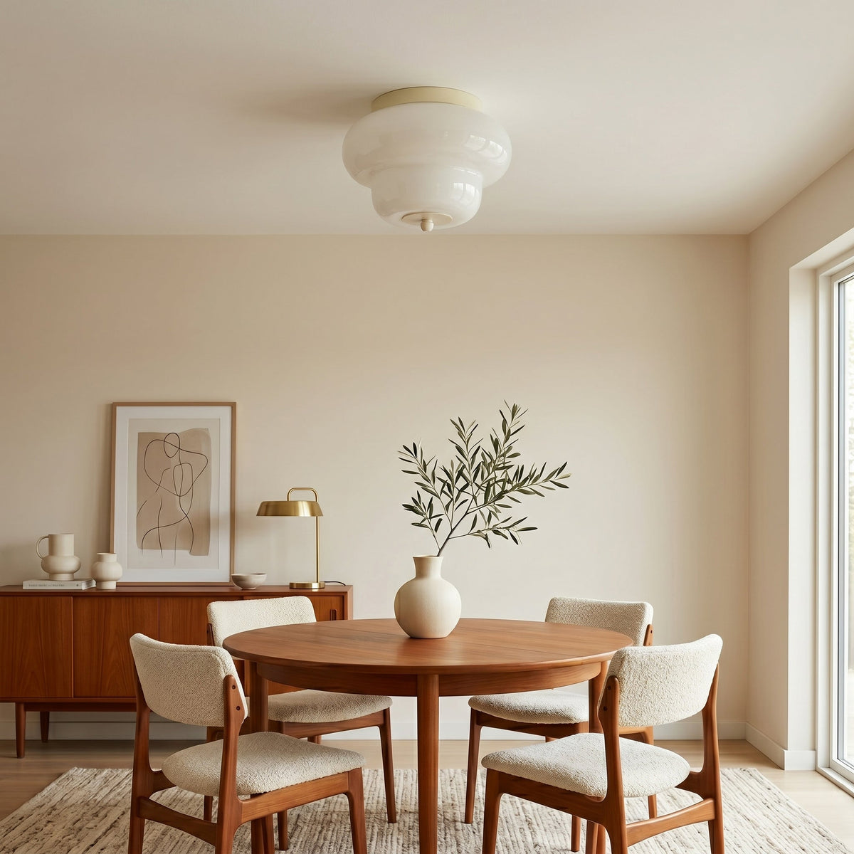 Pearl Vlakke plafondlamp