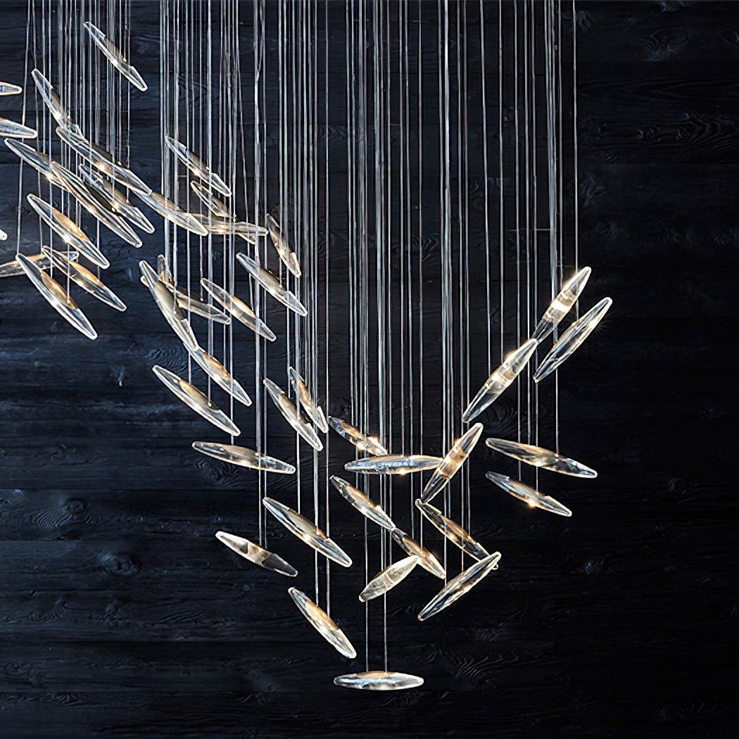 Hylor luxe Moonlight Whispers glas kroonluchter