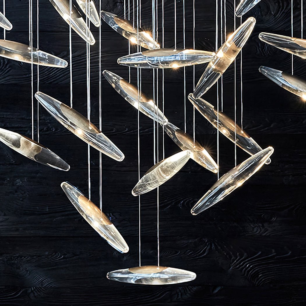 Hylor luxe Moonlight Whispers glas kroonluchter