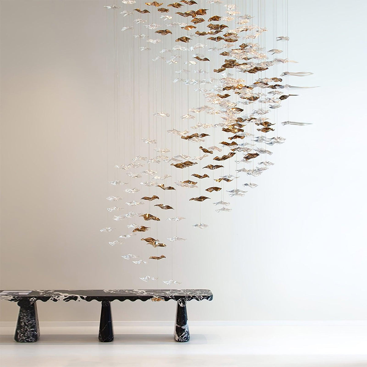Velaise luxe Tidal Art glas hanglamp