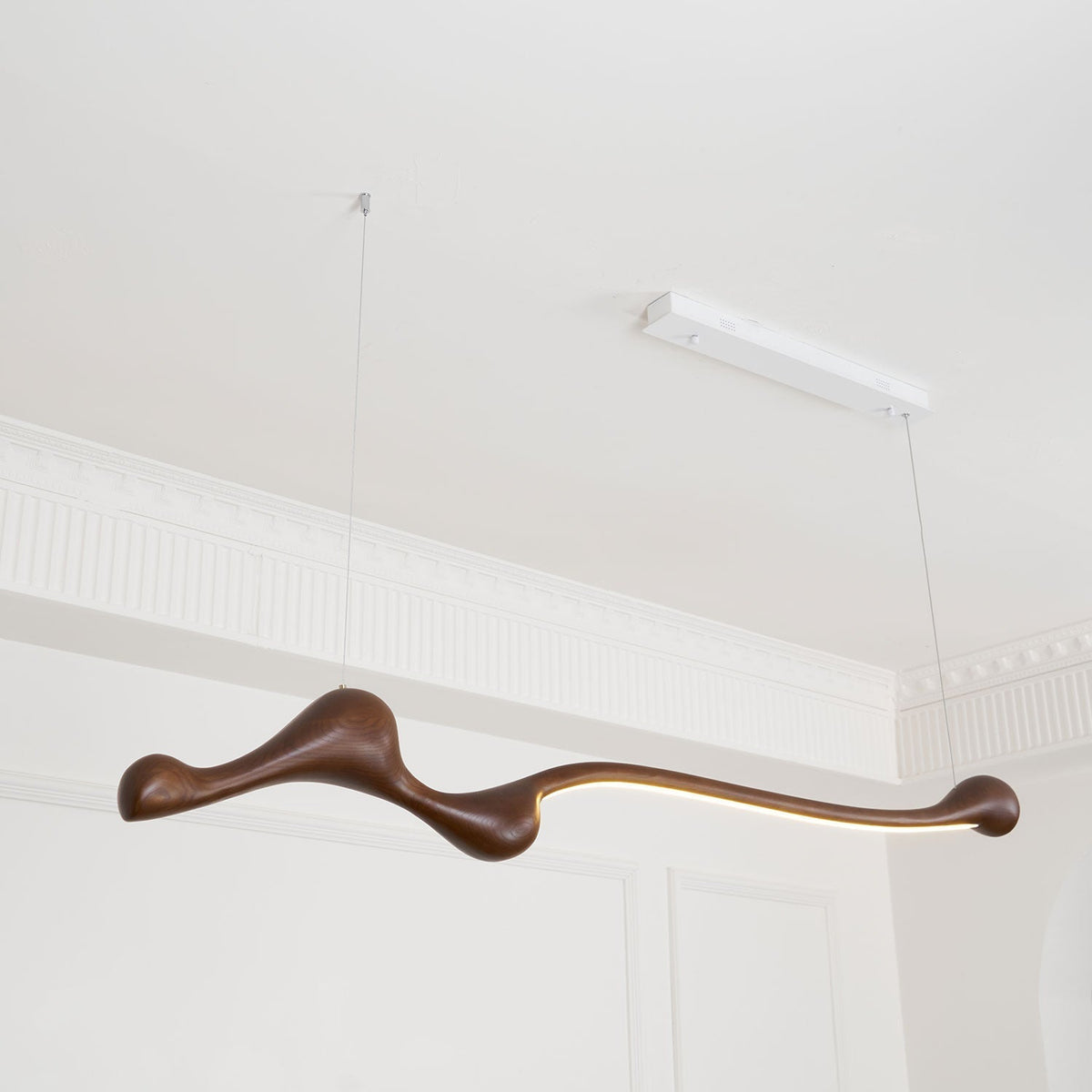 Alenor Hout Retro hanglamp