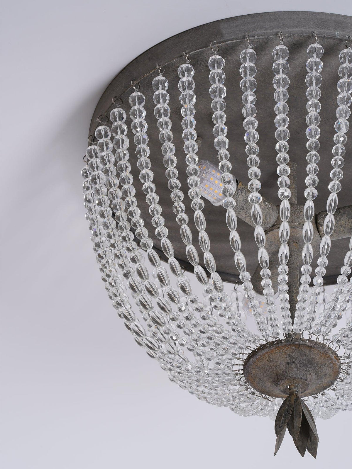 Farlan plafondlamp met kristallen kralen en luxe afwerking