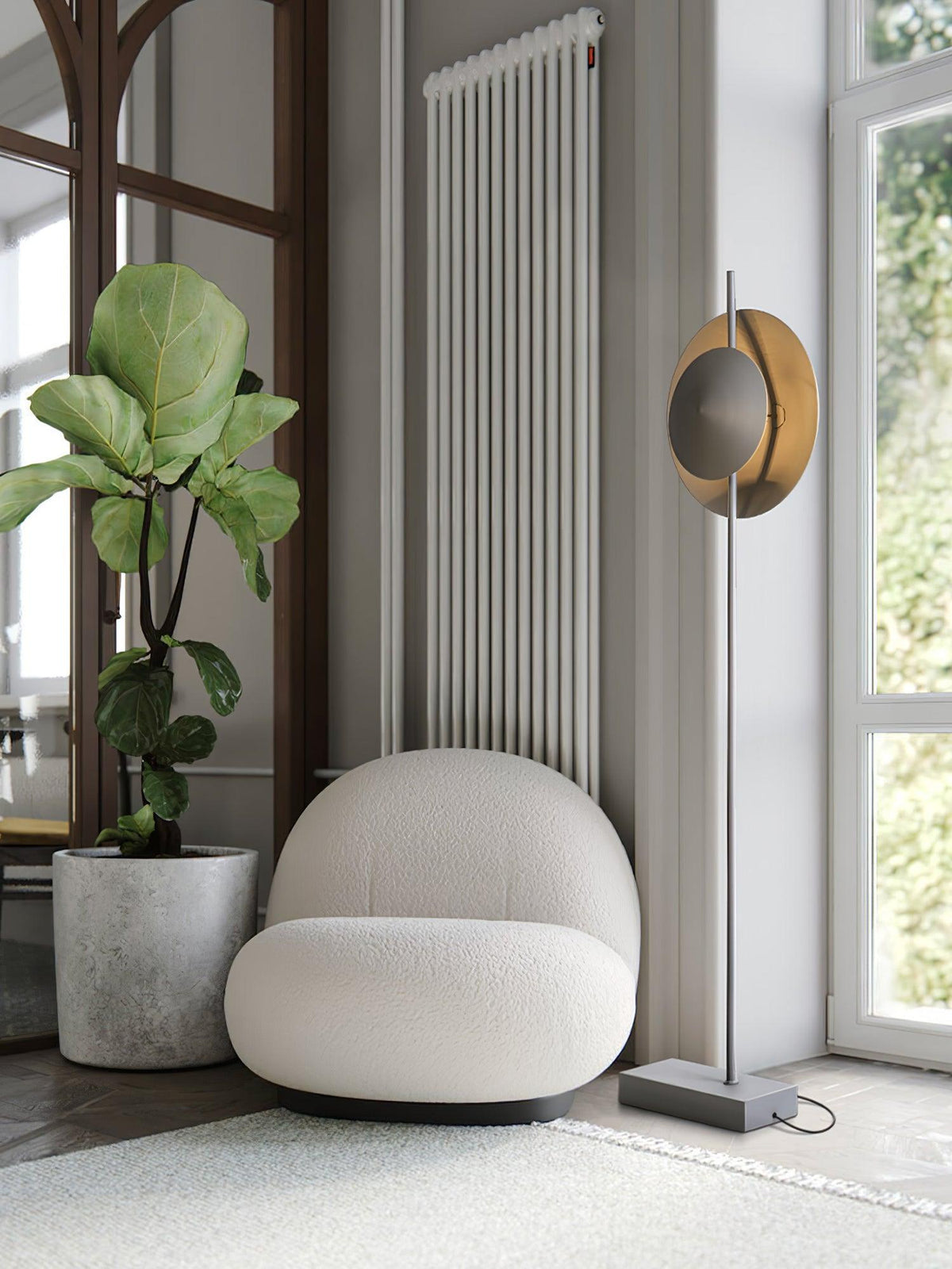 Circalla vloerlamp met dubbele toon