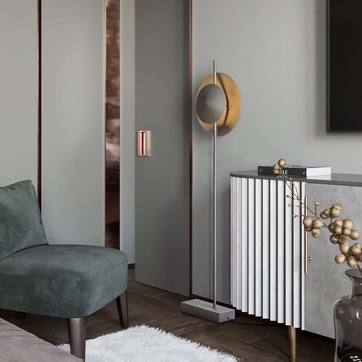 Circalla vloerlamp met dubbele toon