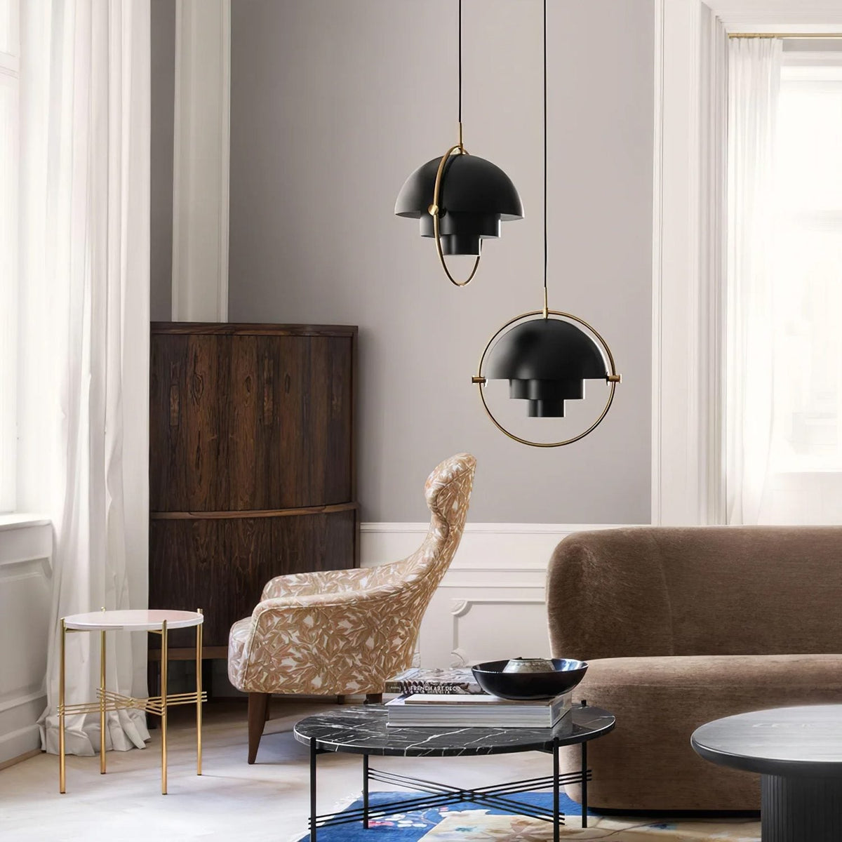 Miruaine hanglamp Deformed Ball Goud