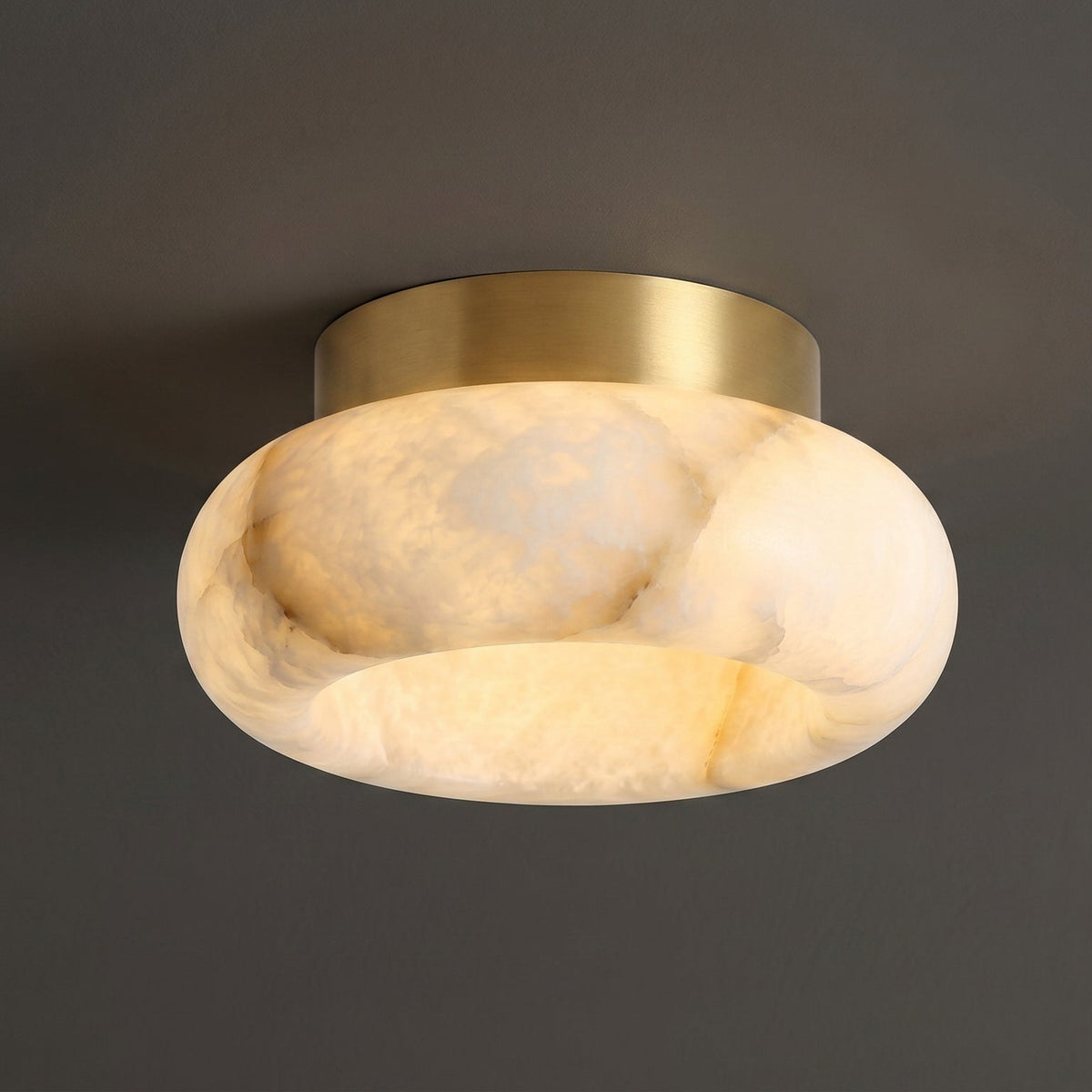 Zevrin vlakke plafondlamp