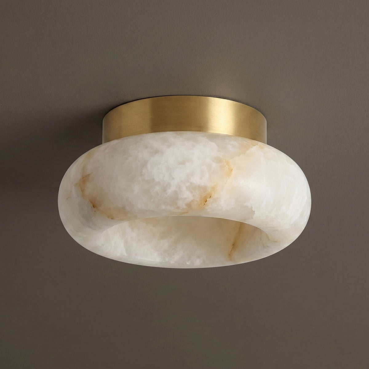 Zevrin vlakke plafondlamp