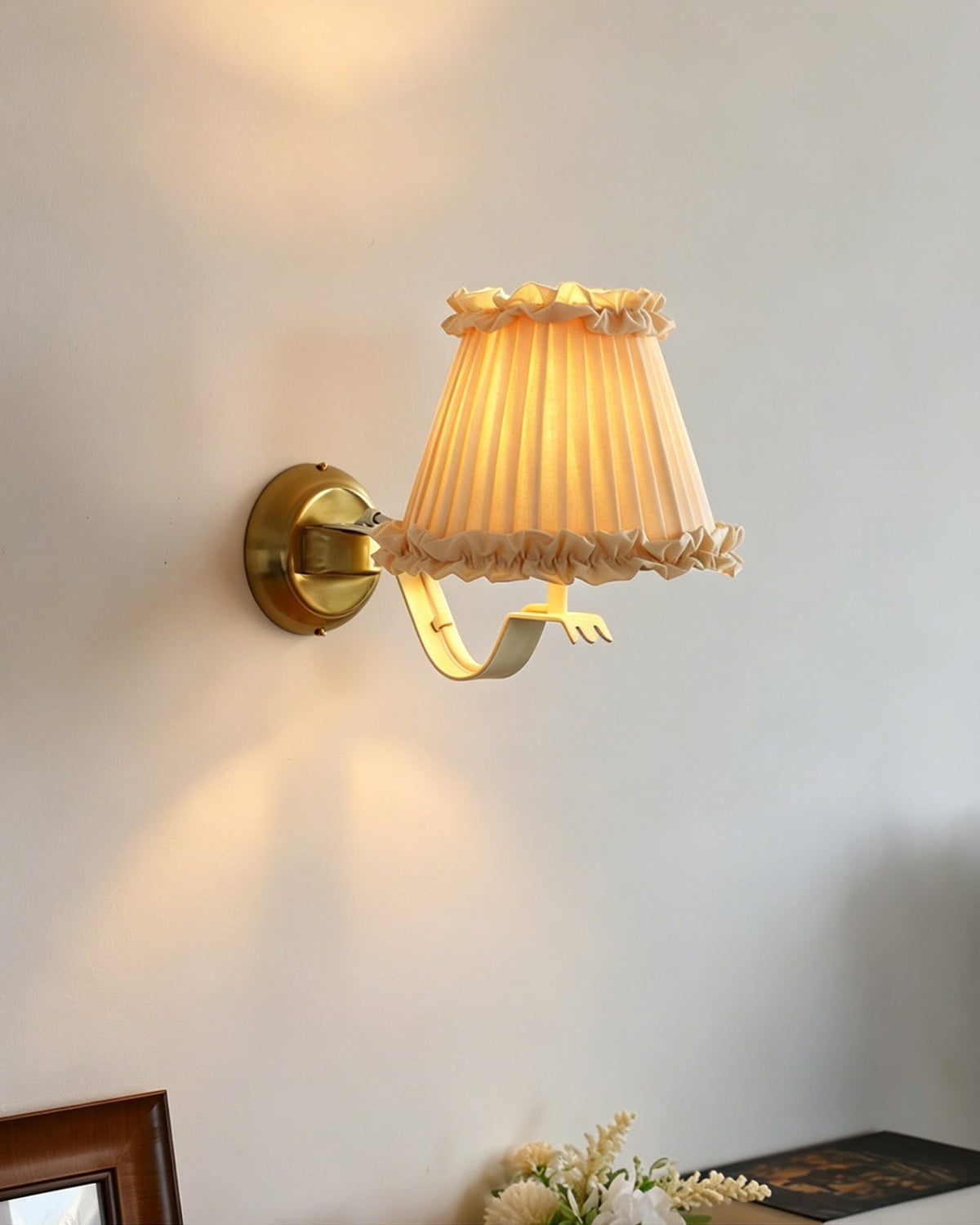 Rosabelle Ruffle wandlamp