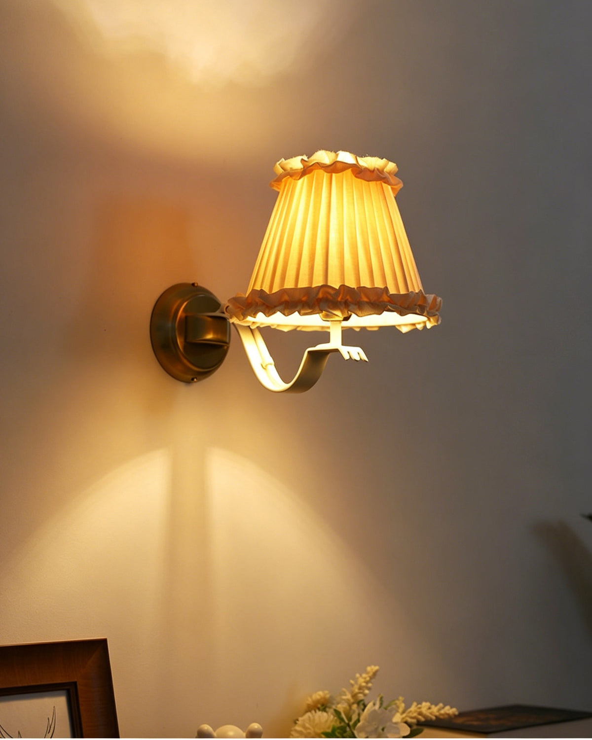 Rosabelle Ruffle wandlamp