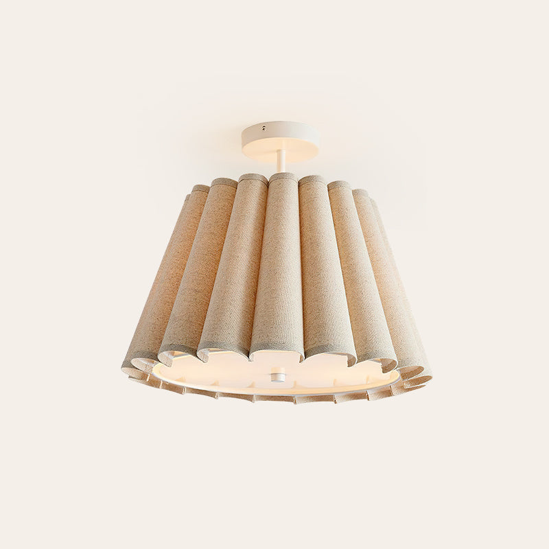 Cirerise Scalloped Vlakke plafondlamp