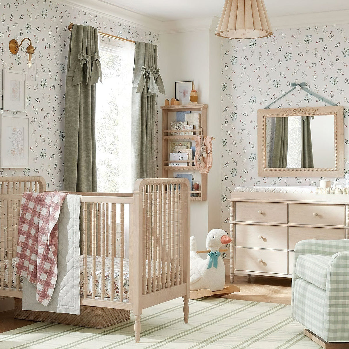Cirerise Scalloped Vlakke plafondlamp