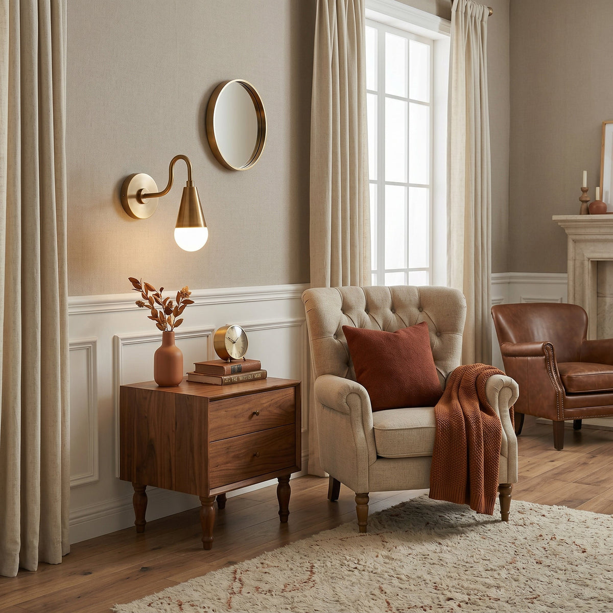 Velanelle Gooseneck wandlamp