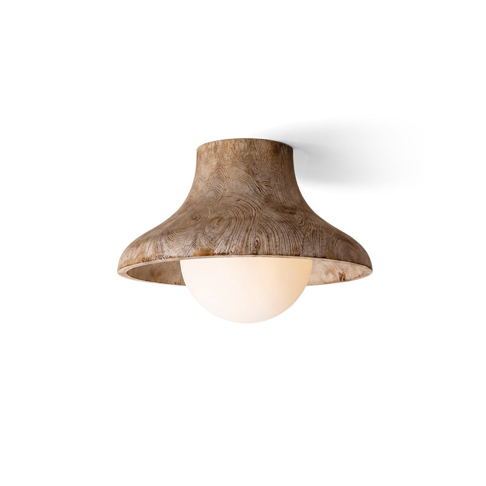 THE SYLAS Vlakke plafondlamp met gefloren ontwerp