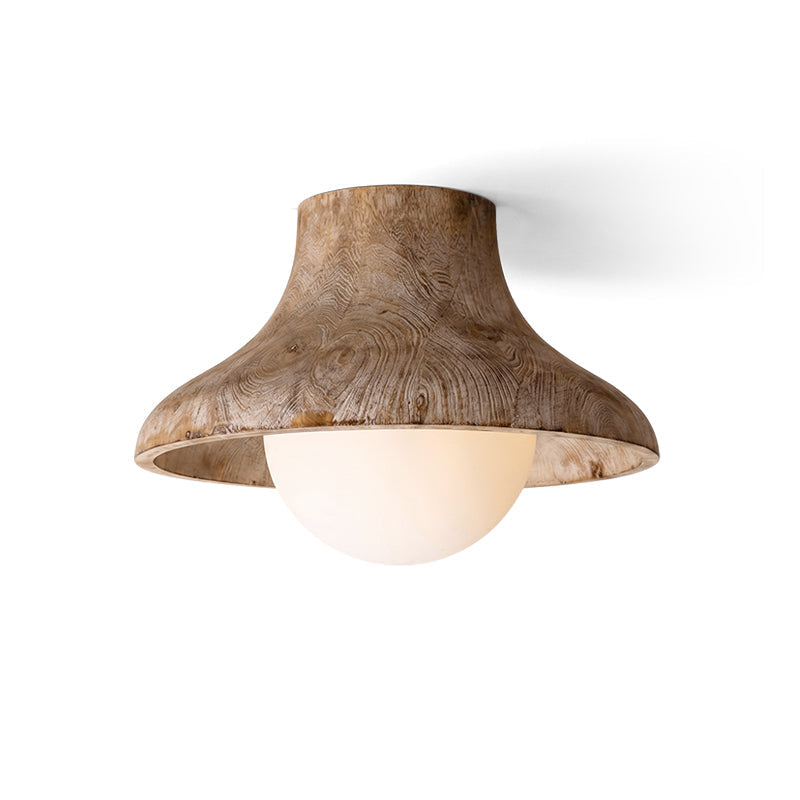 THE SYLAS Vlakke plafondlamp met gefloren ontwerp