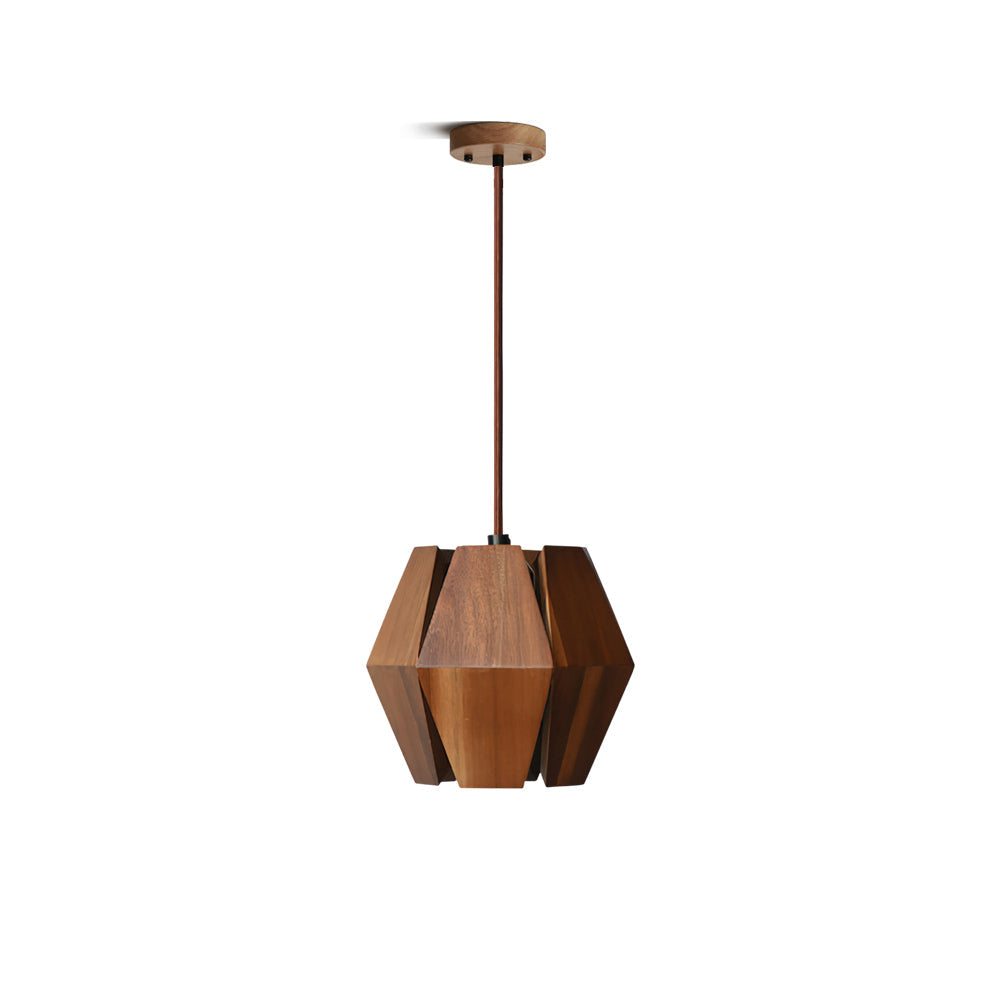 Kaden hanglamp van walnoothout
