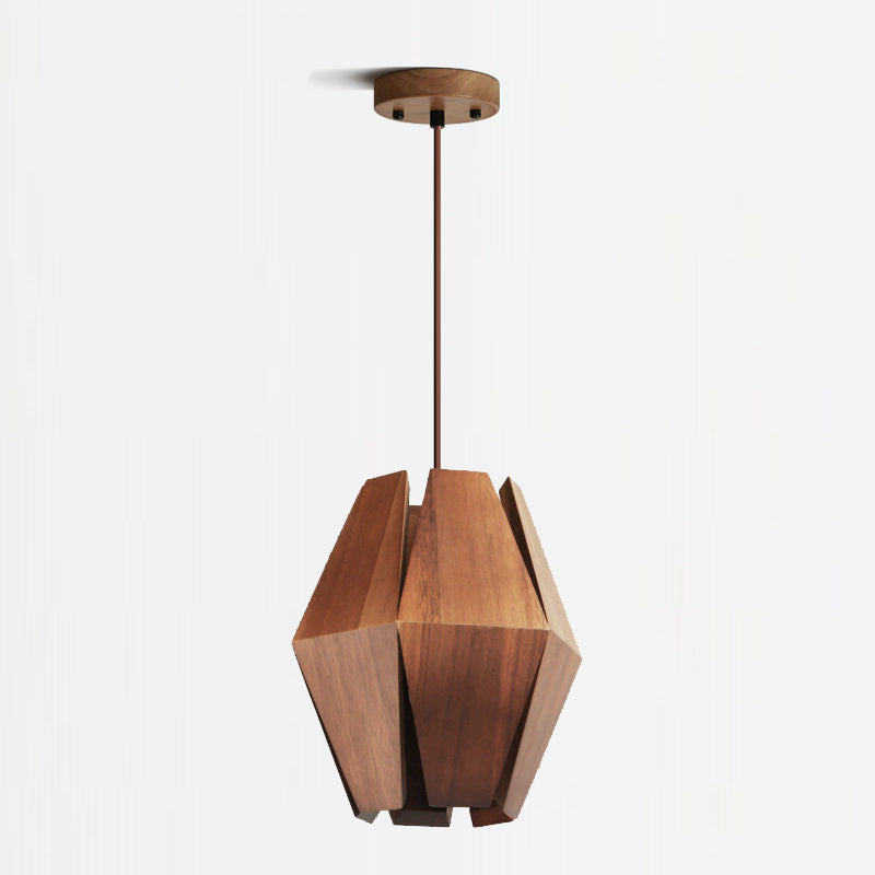 Kaden hanglamp van walnoothout
