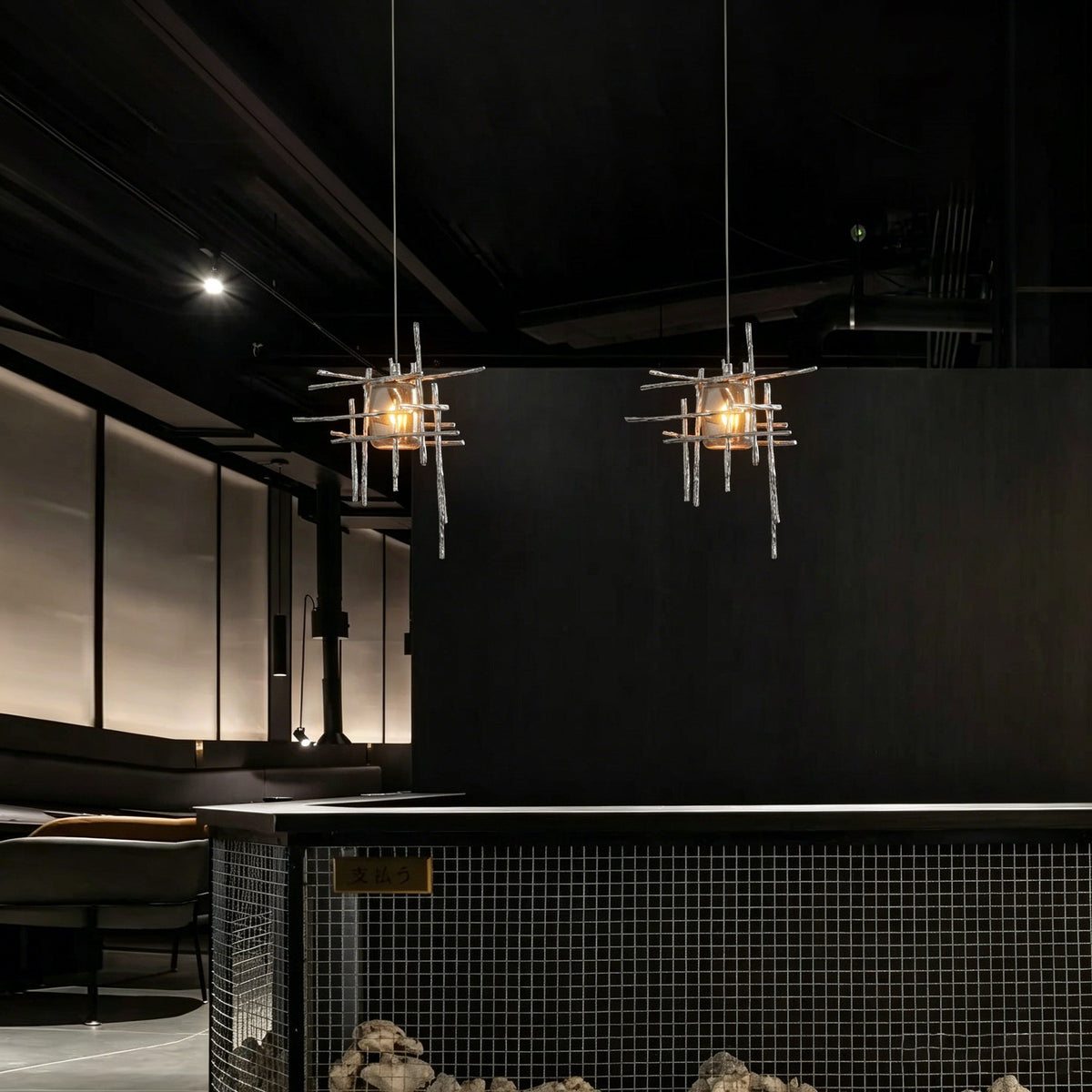 Xavier hanglamp met glas