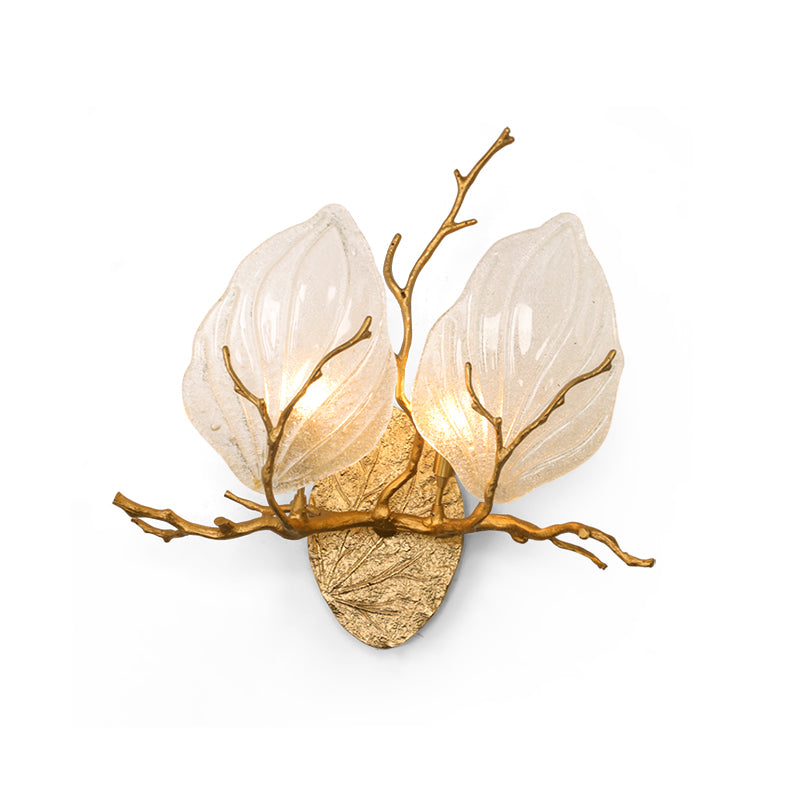 Auriira blad tak messing wandlamp