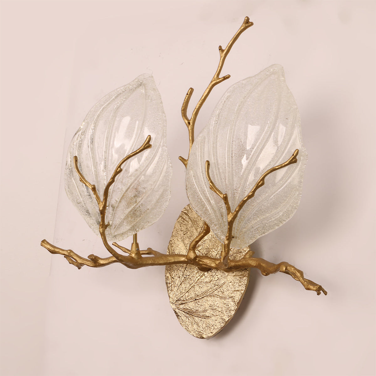 Auriira blad tak messing wandlamp