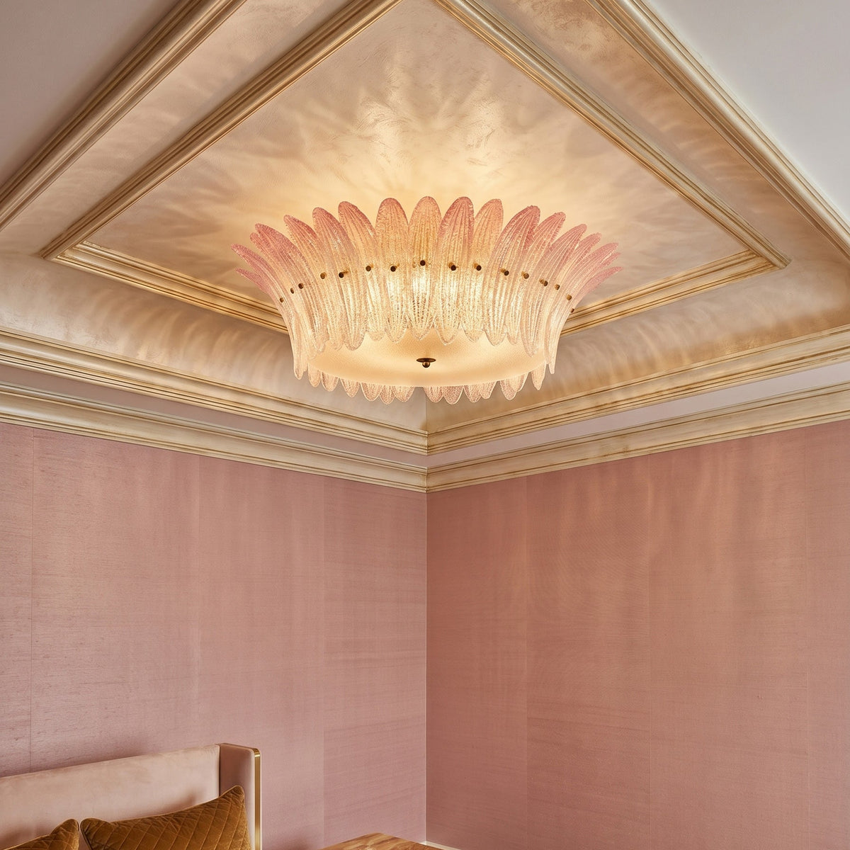 Treviso plafondlamp met bloemblaadjes
