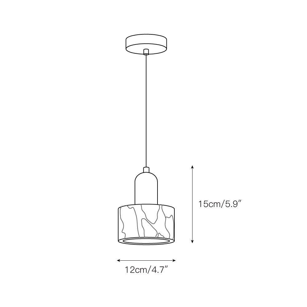 Flair marmeren hanglamp