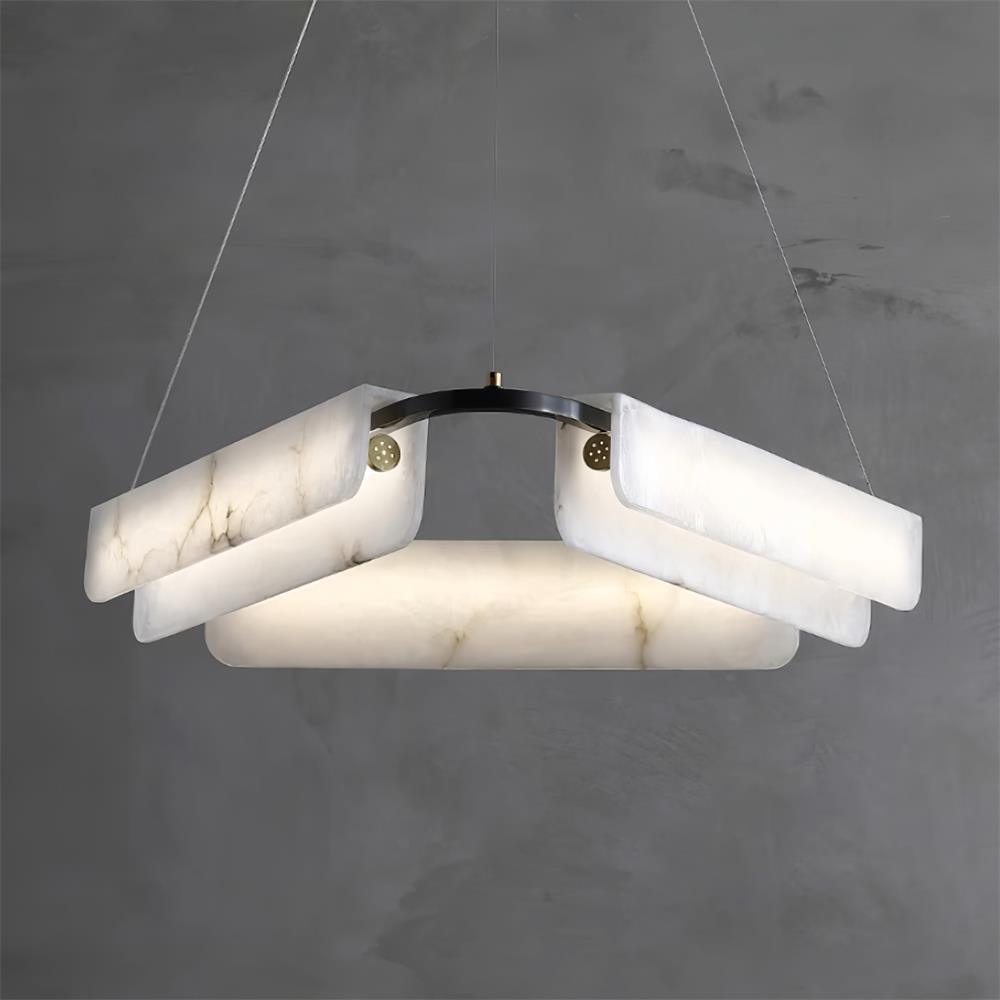 Circona hanglamp van albast