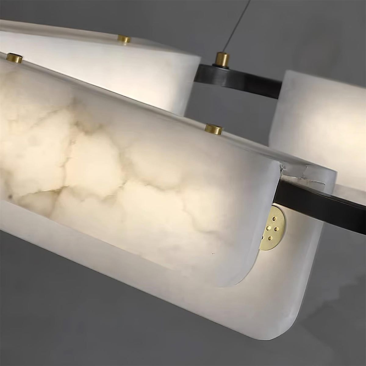 Circona hanglamp van albast
