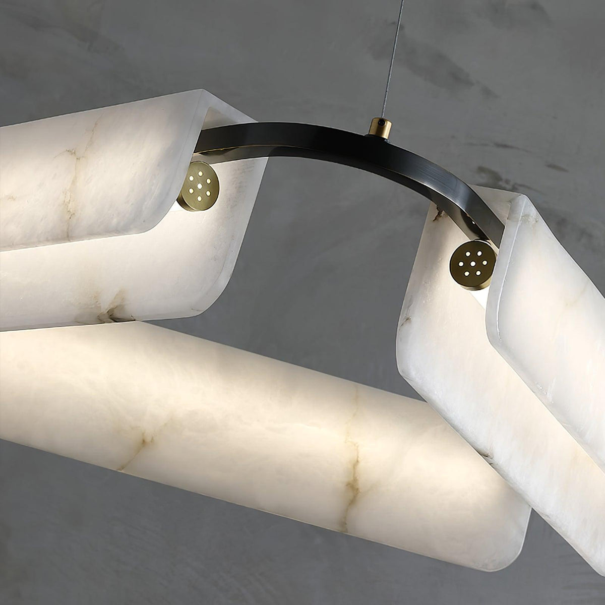 Circona hanglamp van albast
