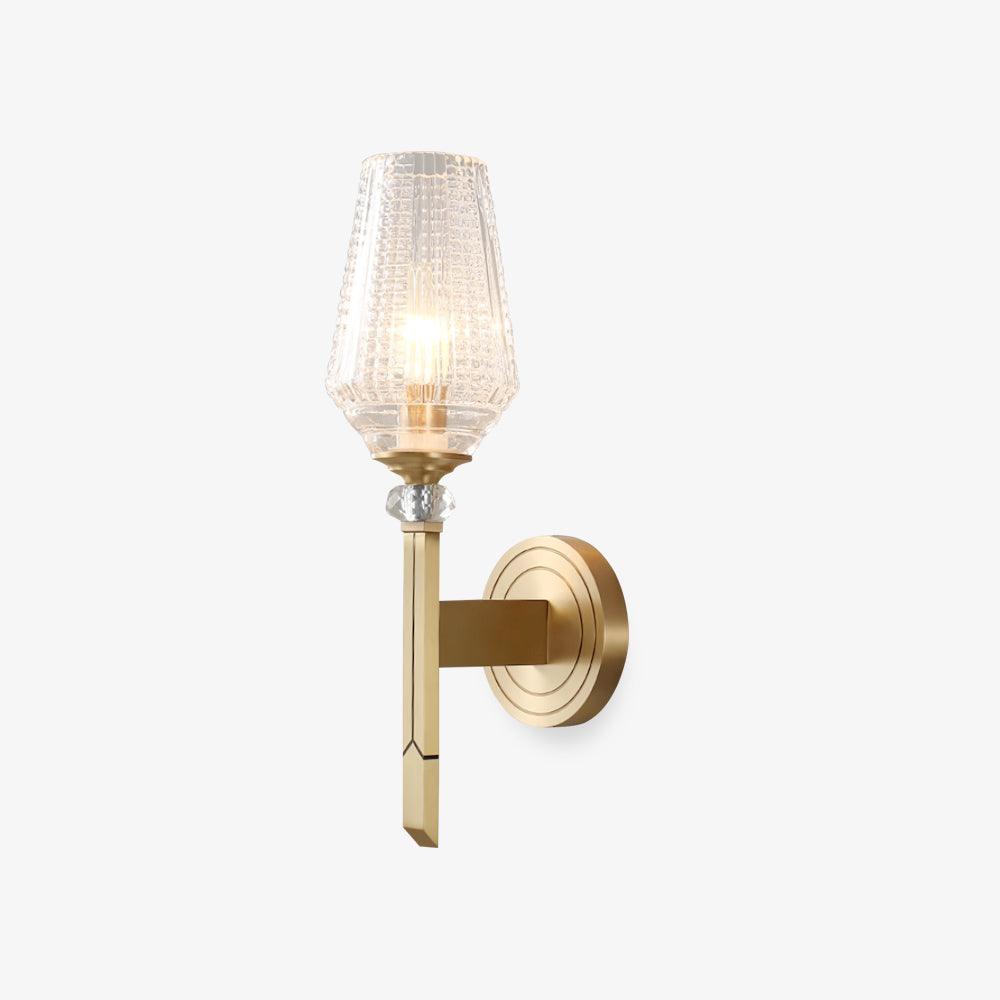 Elyisora wandlamp messing Kristal Elegante