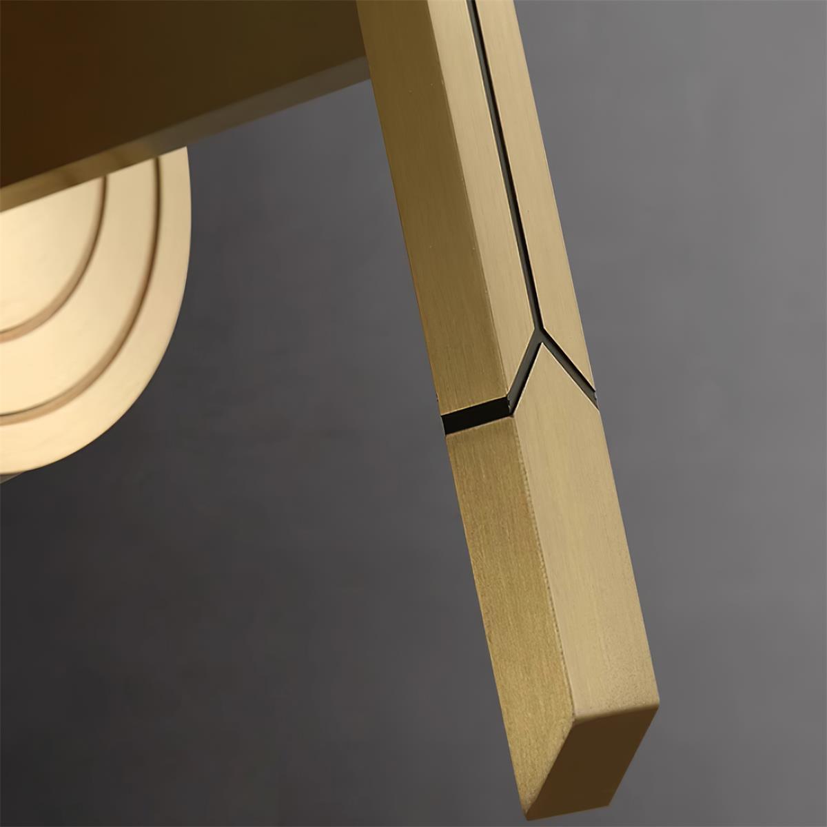 Elyisora wandlamp messing Kristal Elegante