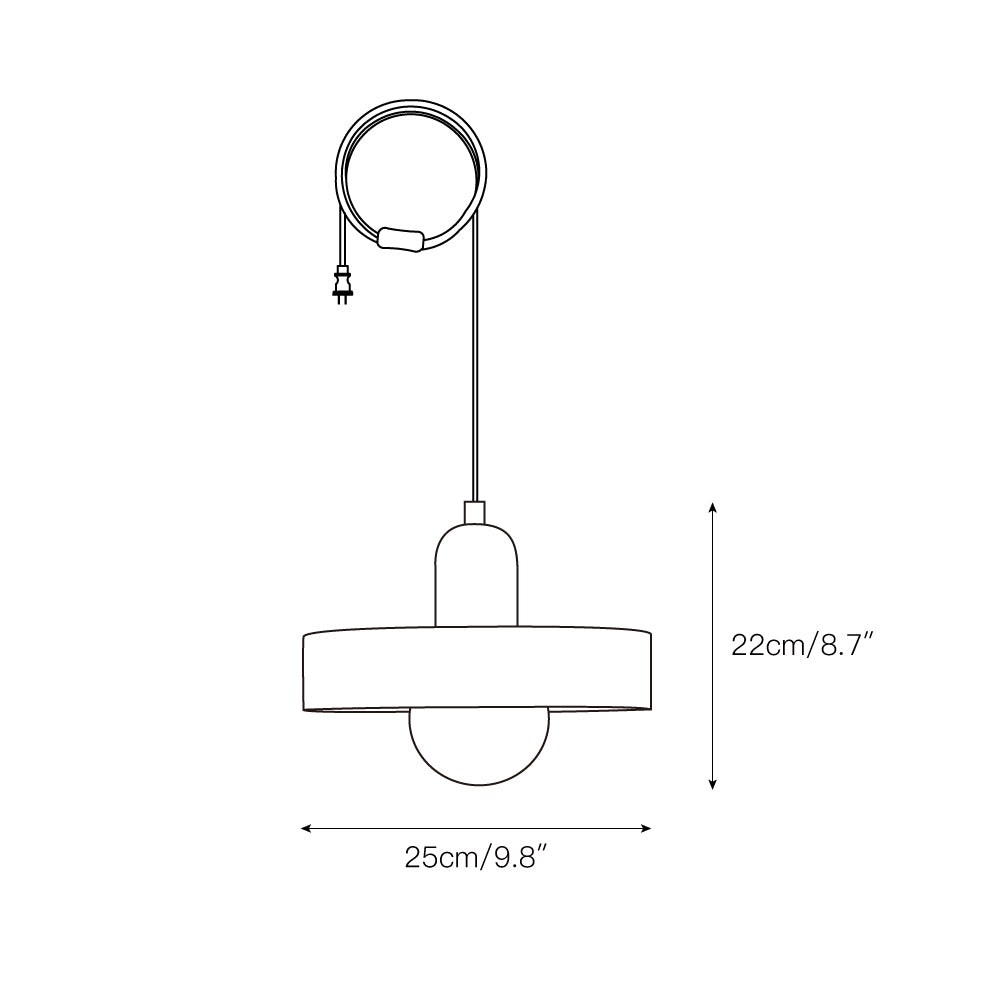Celeleon glazen hanglamp