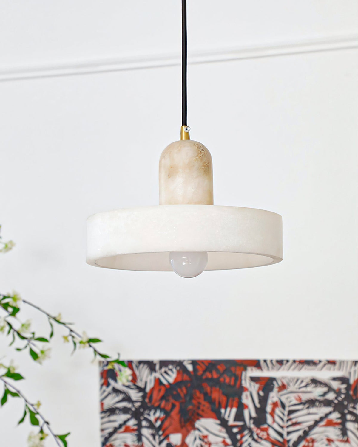 Avenorine Disc Orb albasten hanglamp